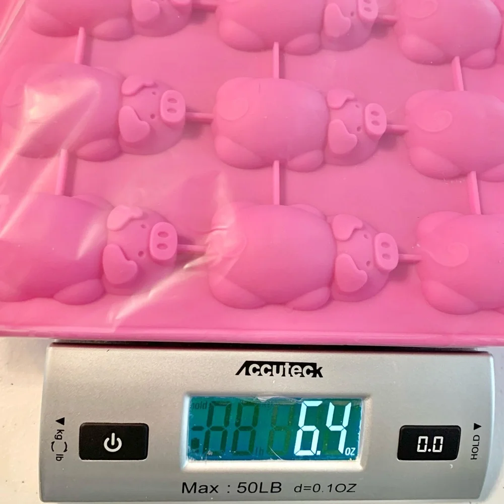 Wilton Succulent Mold + Pig Silicone Candy Chocolate Mold Set of 2